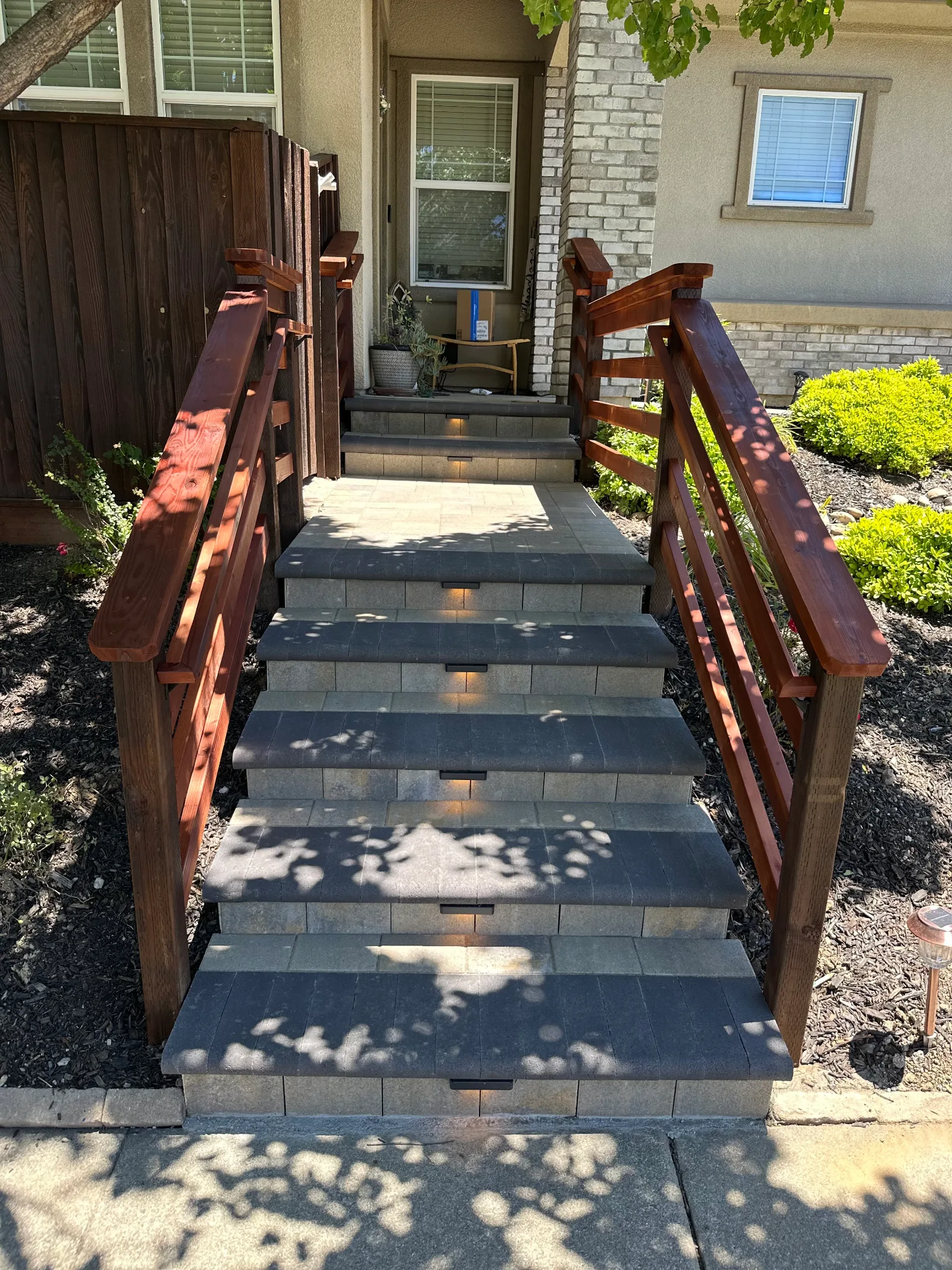 Steps with Lights - Fairfield Project